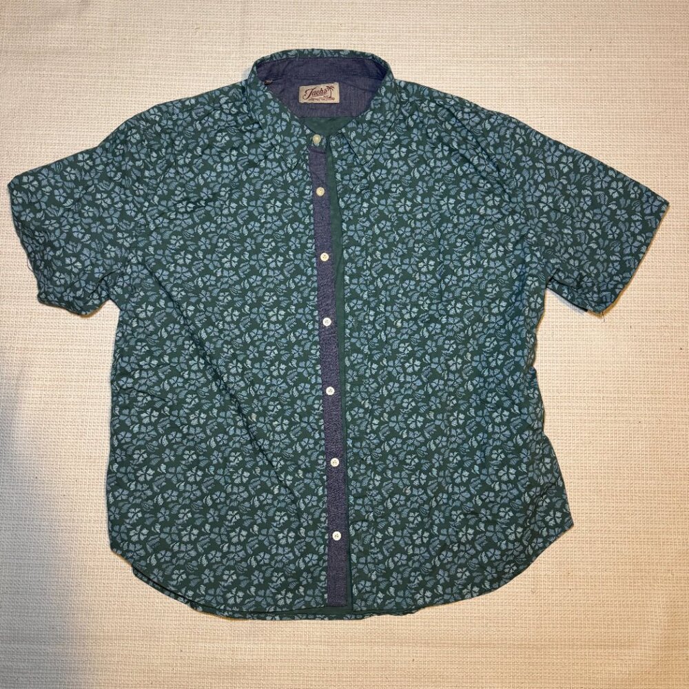 Jach's New York floral cotton button-up